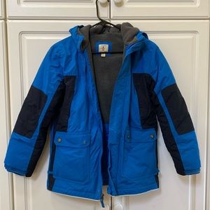 Lands End kids blue winter jacket